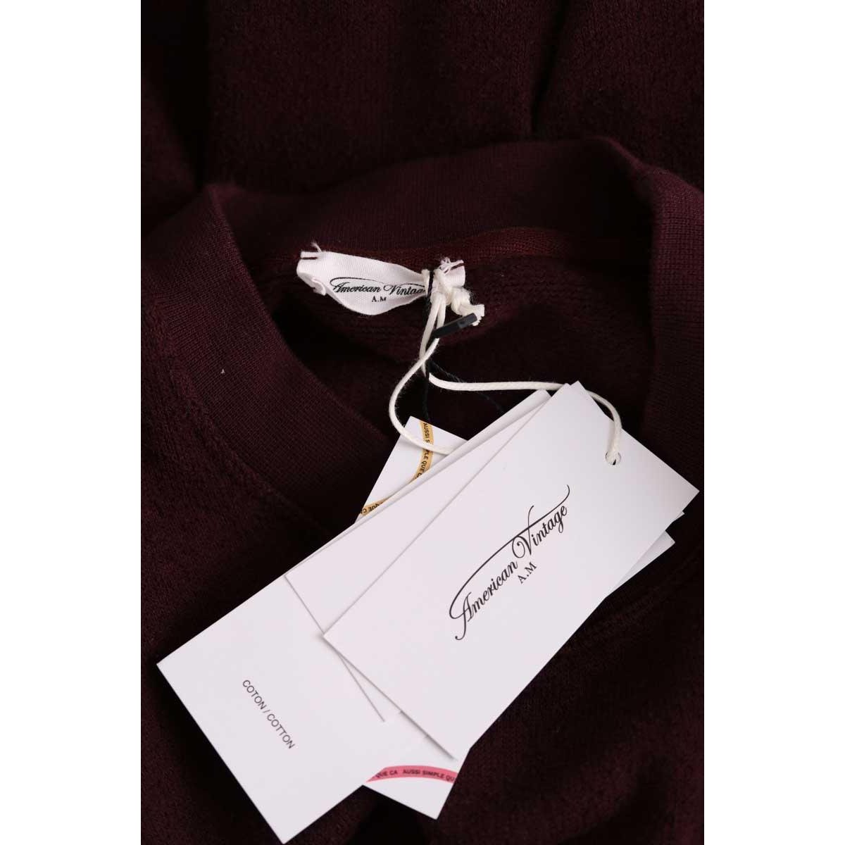 Sweatshirt - Très Bon État bordeaux, AMERICAN VINTAGE