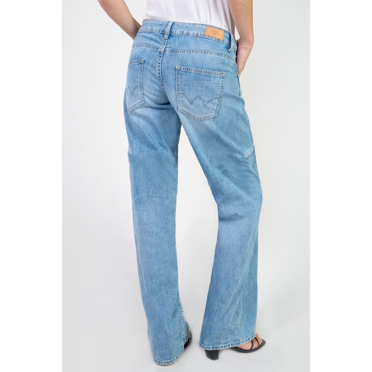 Jeans loose, large , longueur 34 blue, LE TEMPS DES CERISES