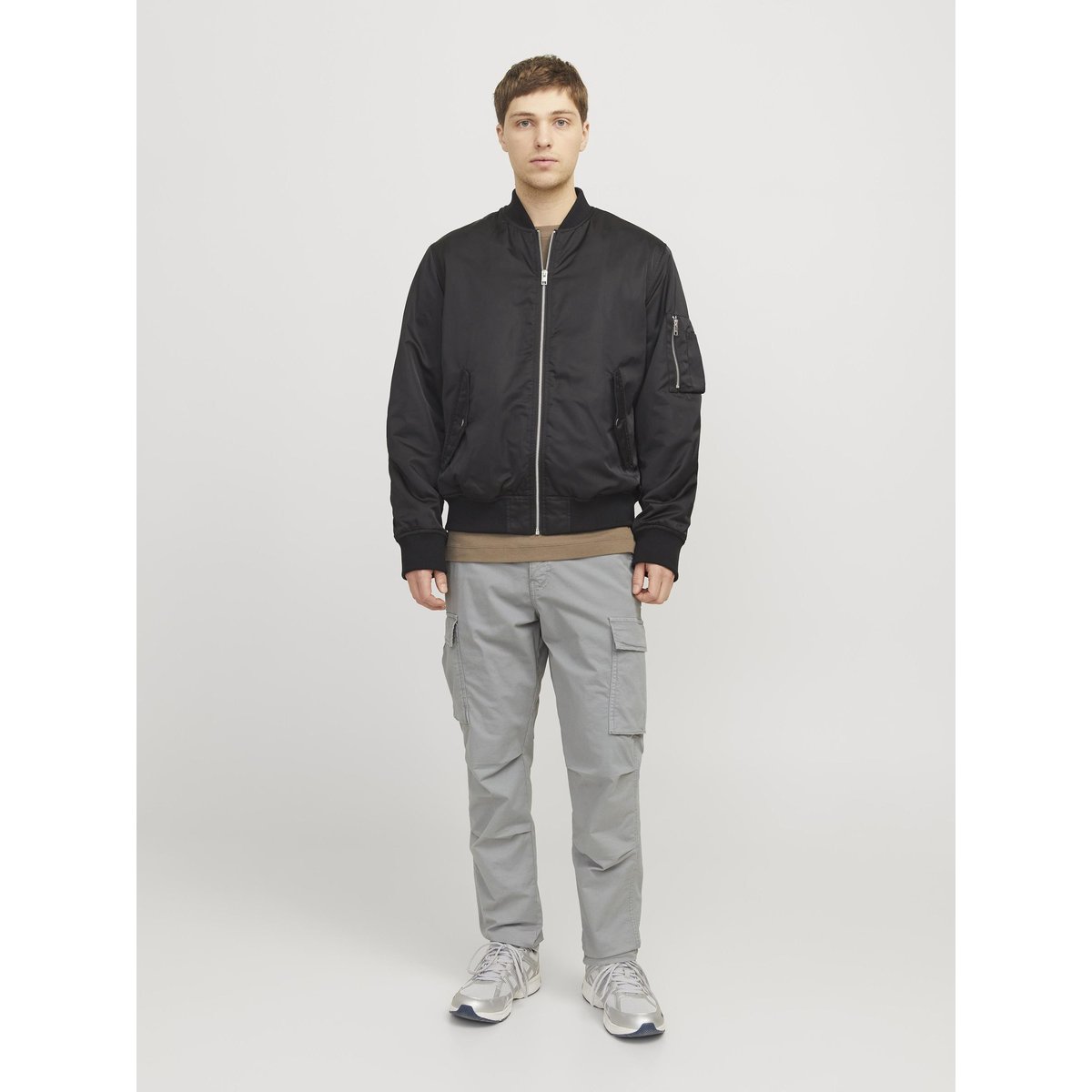 Pantalon Cargo ultimate grey, JACK & JONES