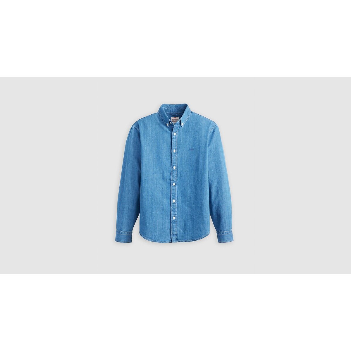 Recht oxford hemd blauw, LEVI'S
