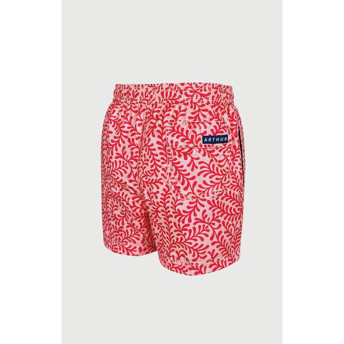 Short de bain imprimé Leaf orange, ARTHUR