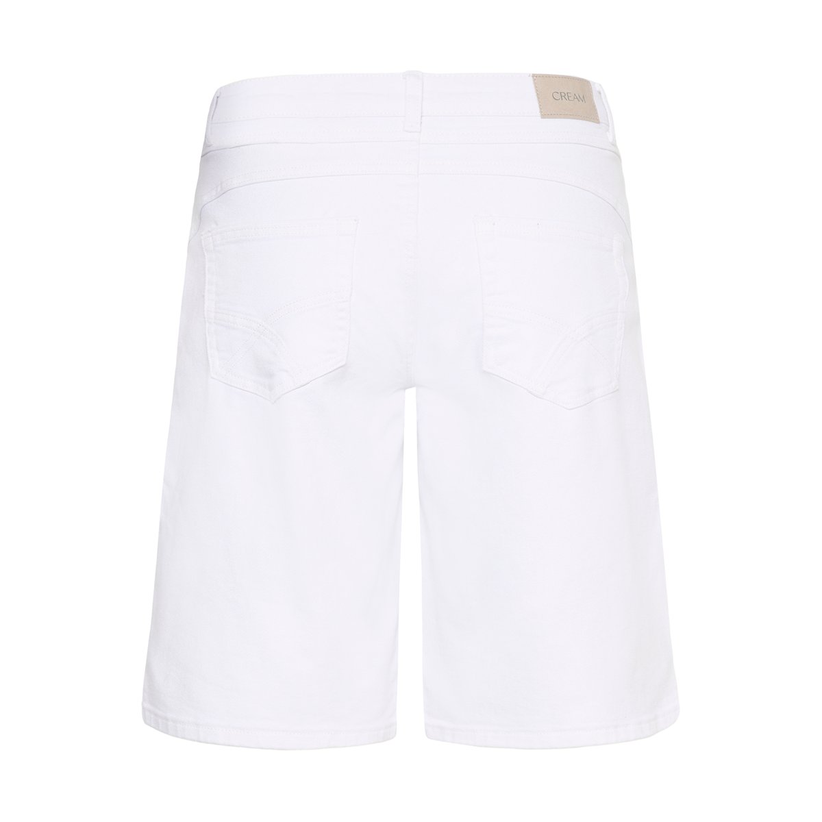 Shorts casual blanc snow white, CREAM