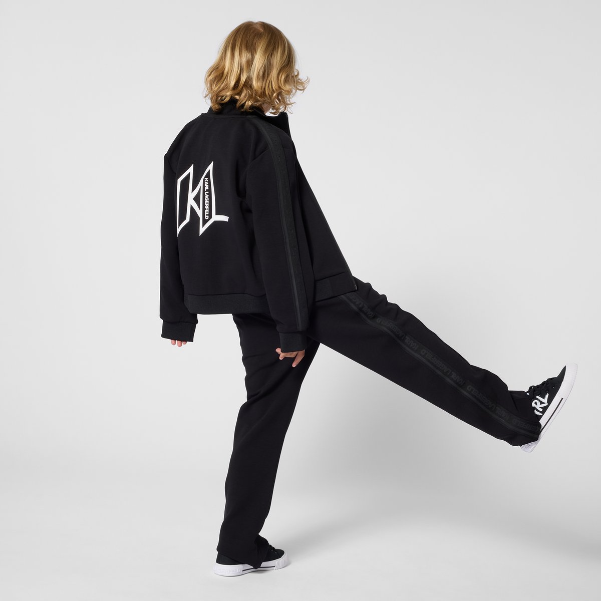 Pantalon de jogging black, KARL LAGERFELD KIDS