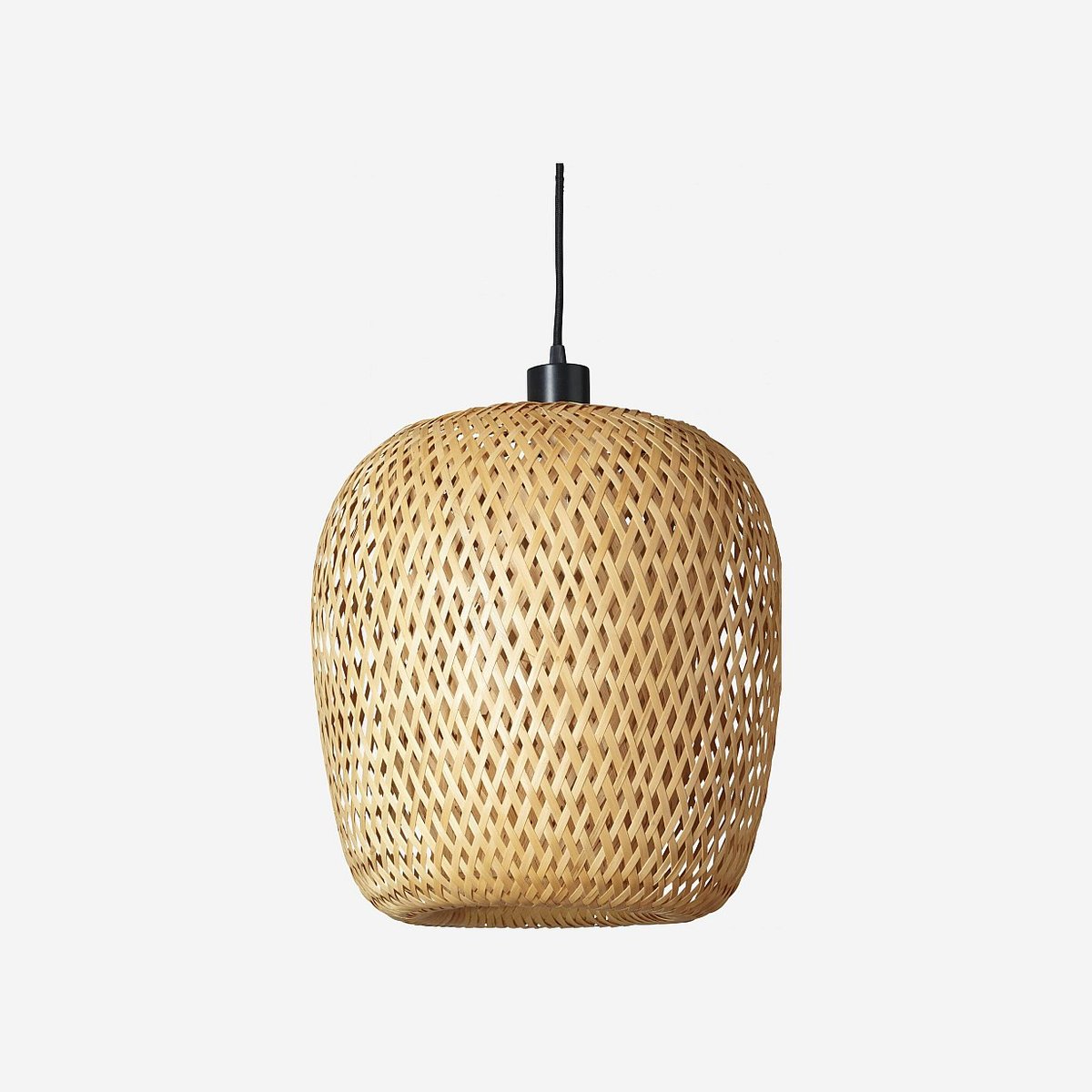 Abat-jour bambou SIME naturel clair, HABITAT