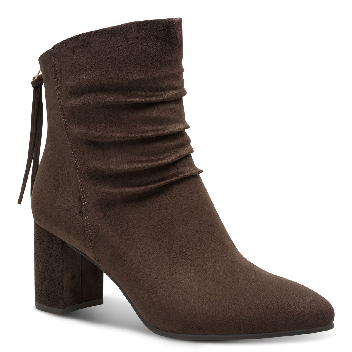 Bottine talon bloc marron mocca, MARCO TOZZI