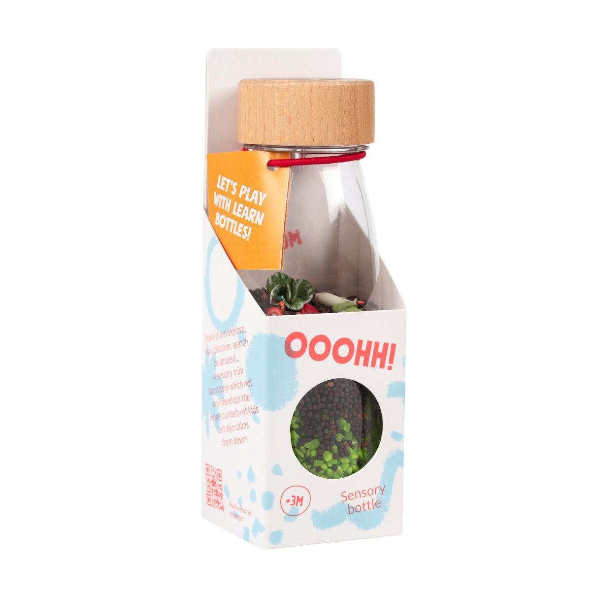 Bouteille sensorielle Légumes multicolore, PETIT BOUM