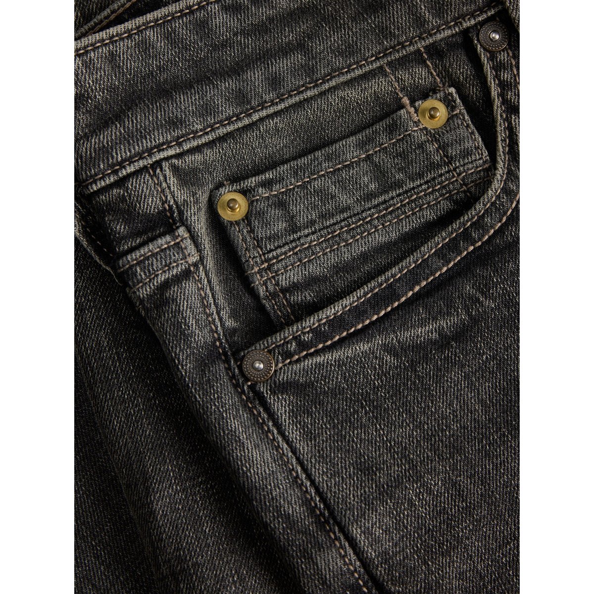 Jean Slim black denim 1, JACK & JONES