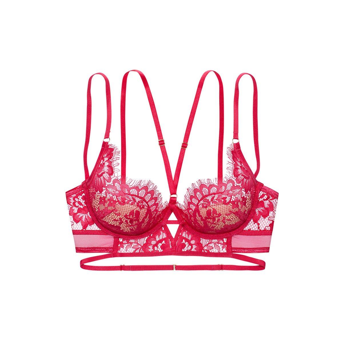 Soutien-gorge push-up Temptation rose, LASCANA