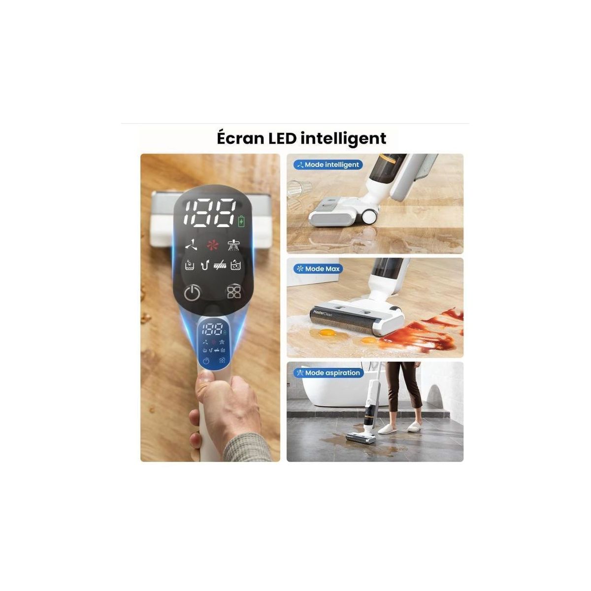 Aspirateur laveur ECFWVC100 couleur unique, ESSENTIEL B