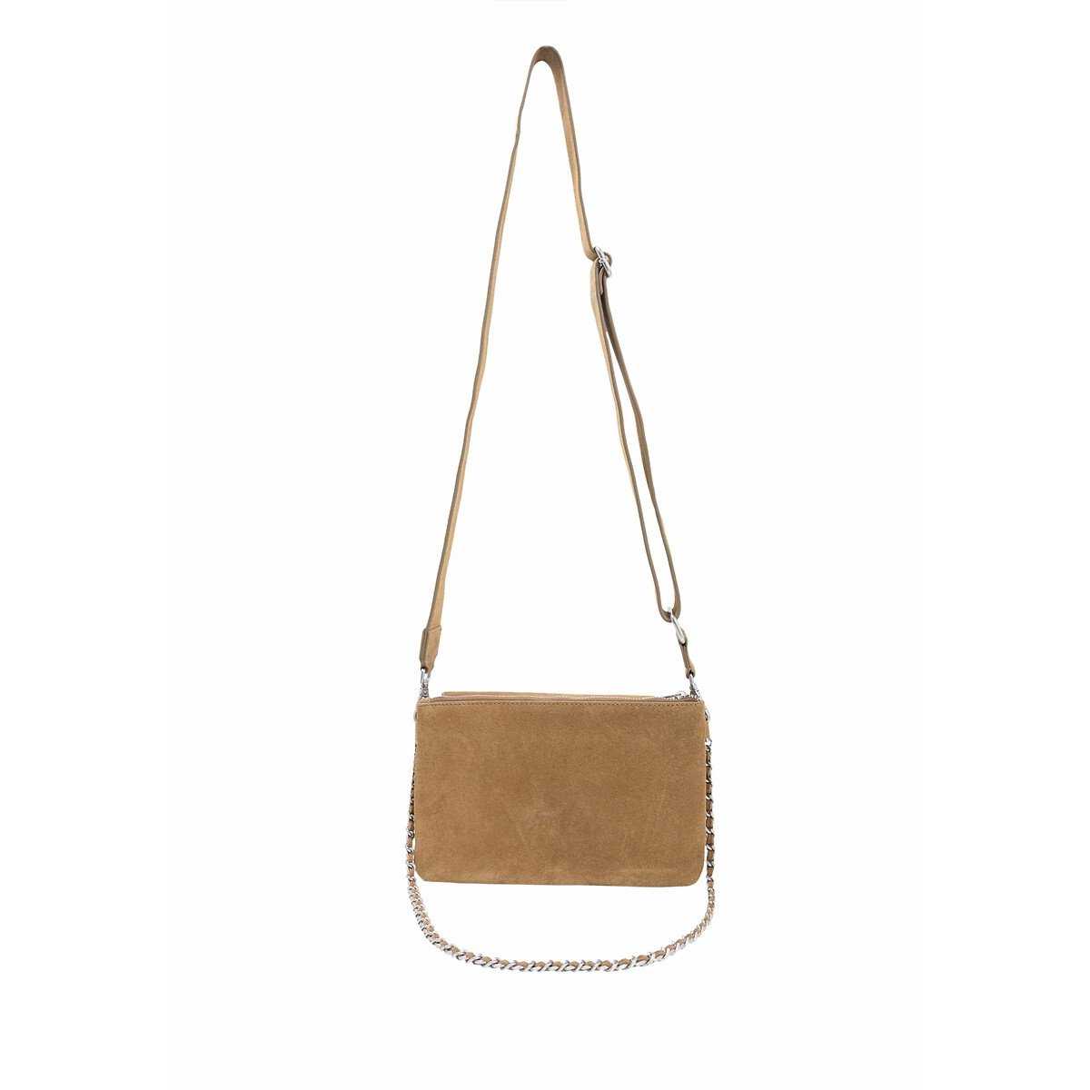 111 Western Shoulder Bag in Suede camel, IKKS