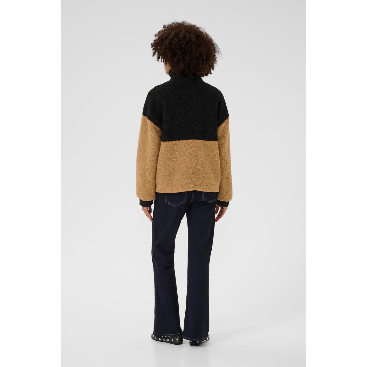 Manteau noir beige black/cub, CULTURE