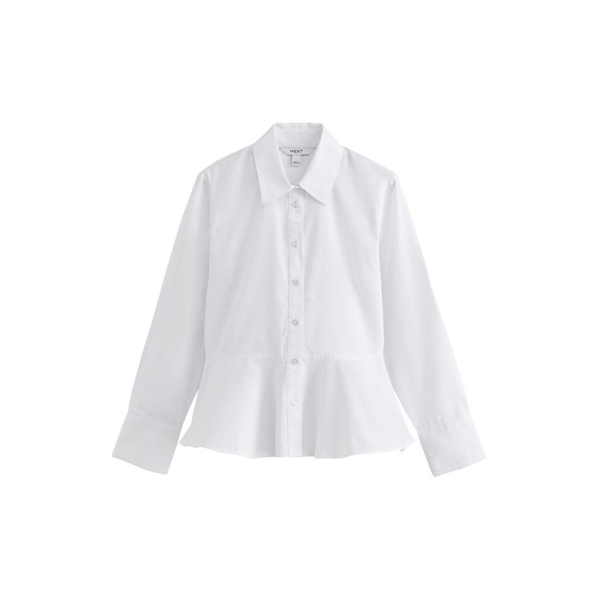 Chemise à manches longues et basque blanc, NEXT