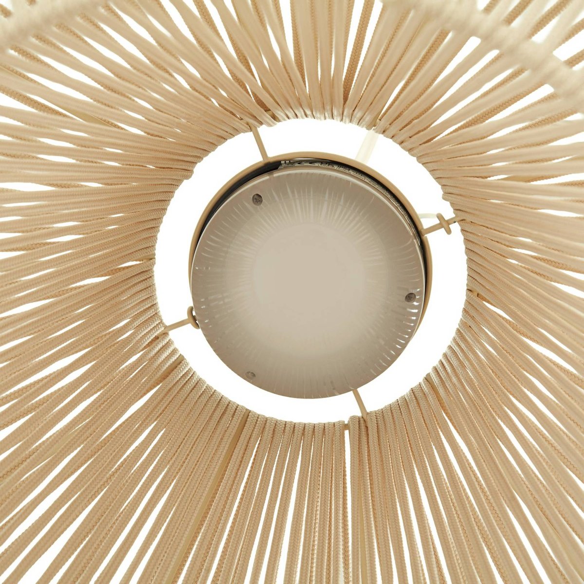 Lampe solaire moderneLED, Austas beige, noir, LINDBY