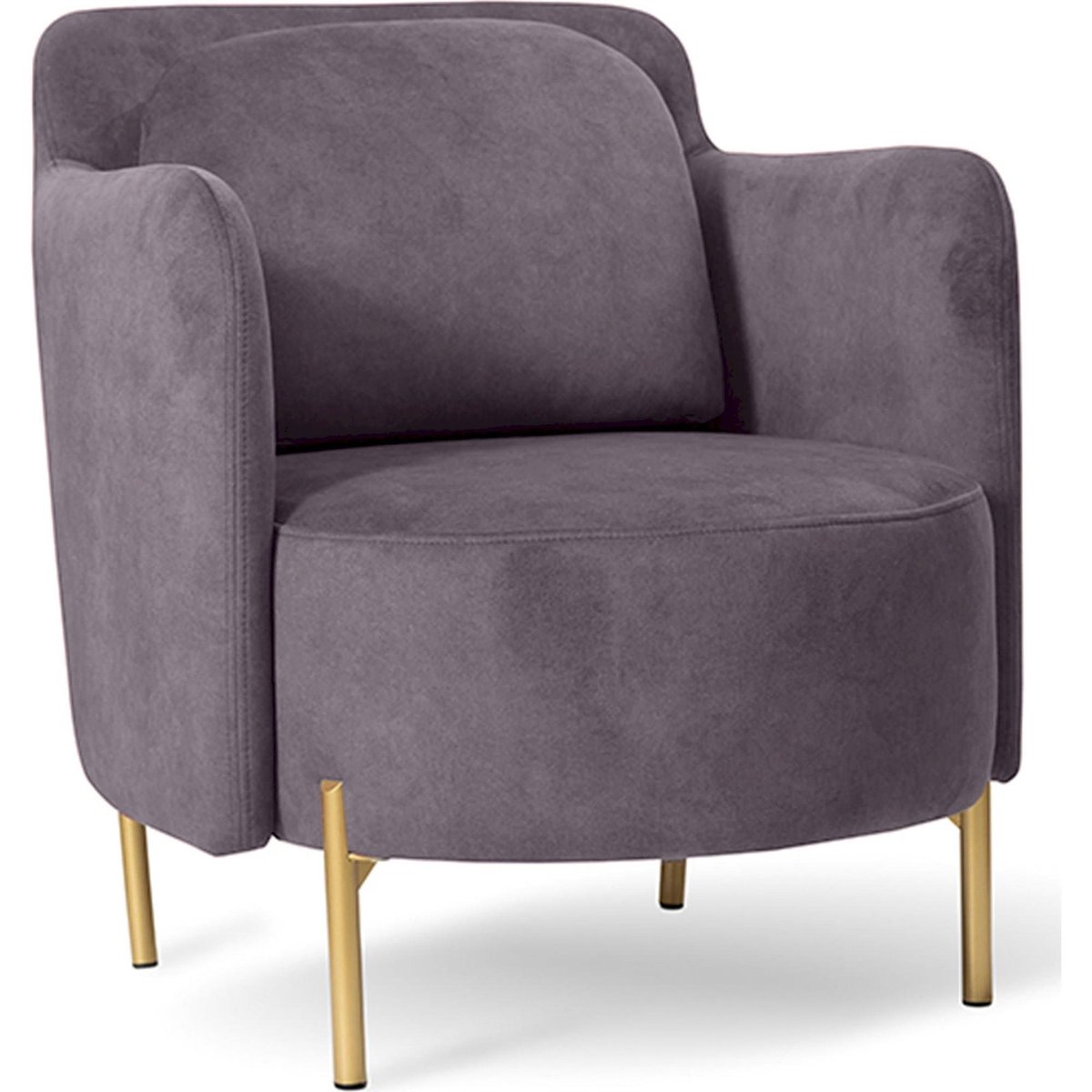 Fauteuil lounge VENESSEL enveloppant velours bordeaux velours et noir, RECOLLECTION