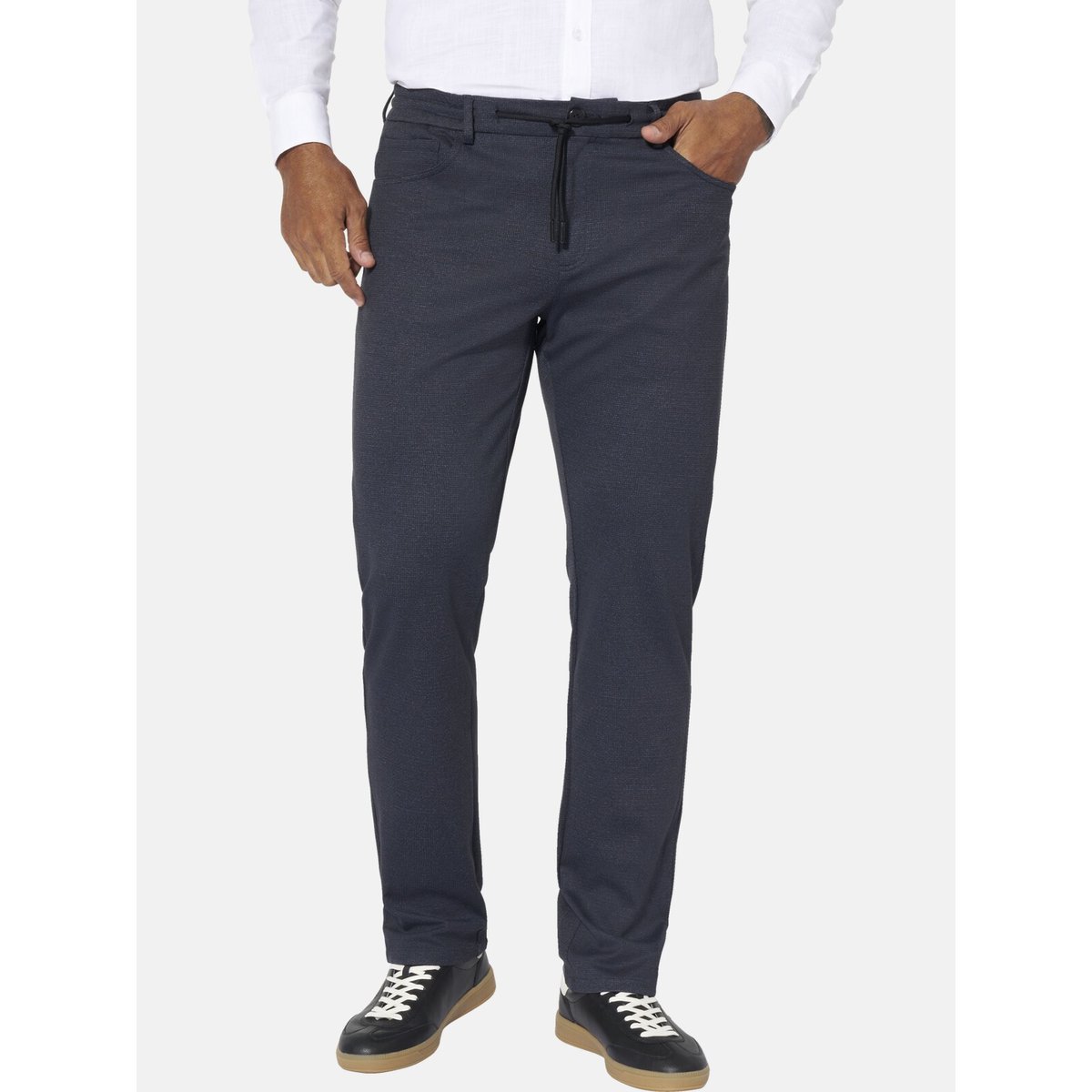 Pantalon taille basse KROSON noir, JAN VANDERSTORM