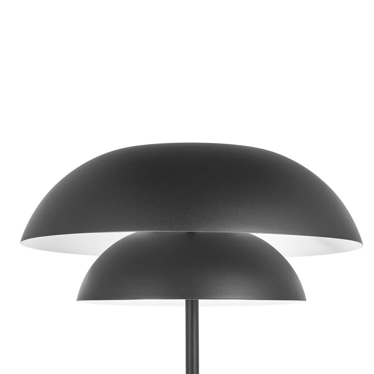 Lampadaire en métal design, Kellina noir, LUCANDE