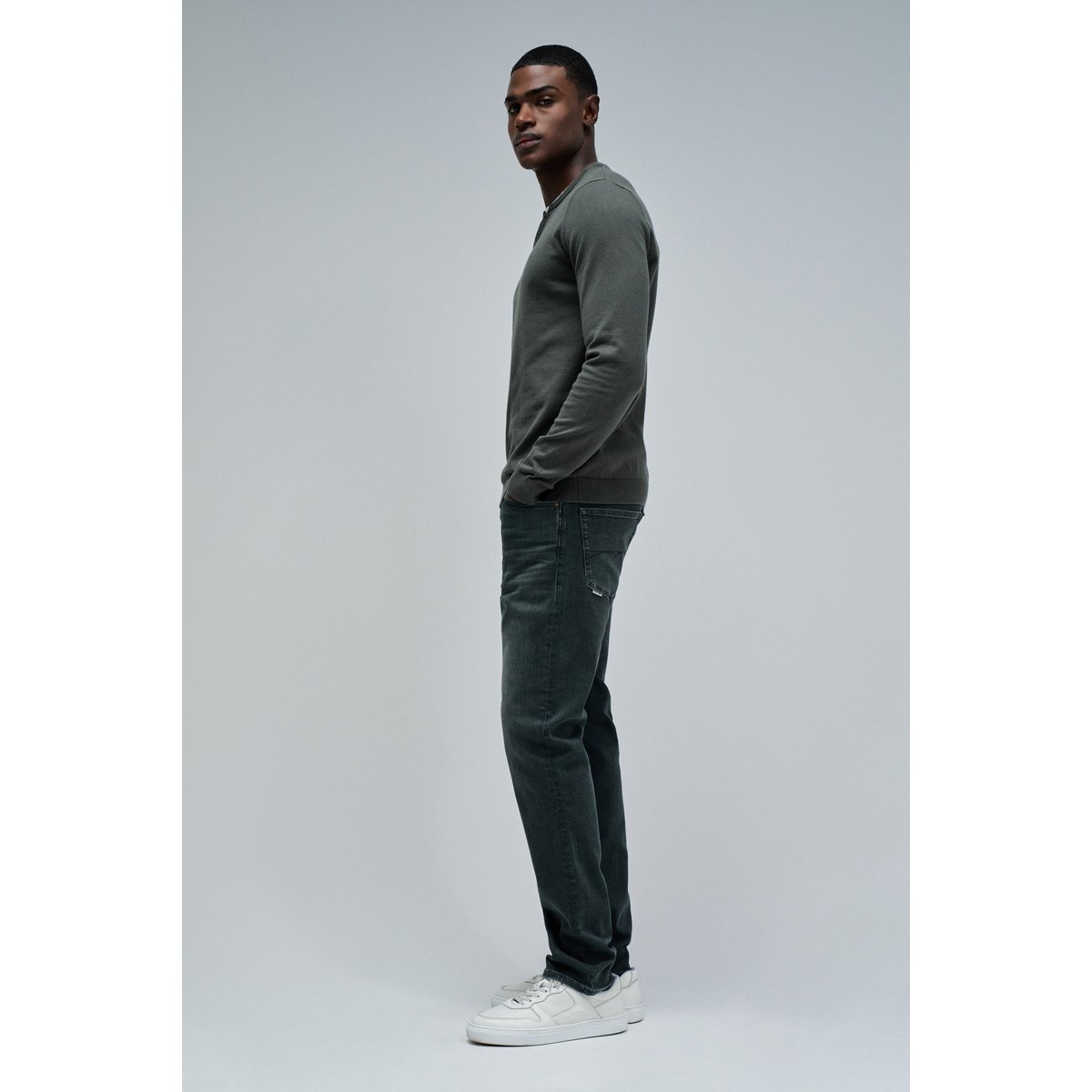 PULL EN MAILLE bleu foncé, SALSA JEANS