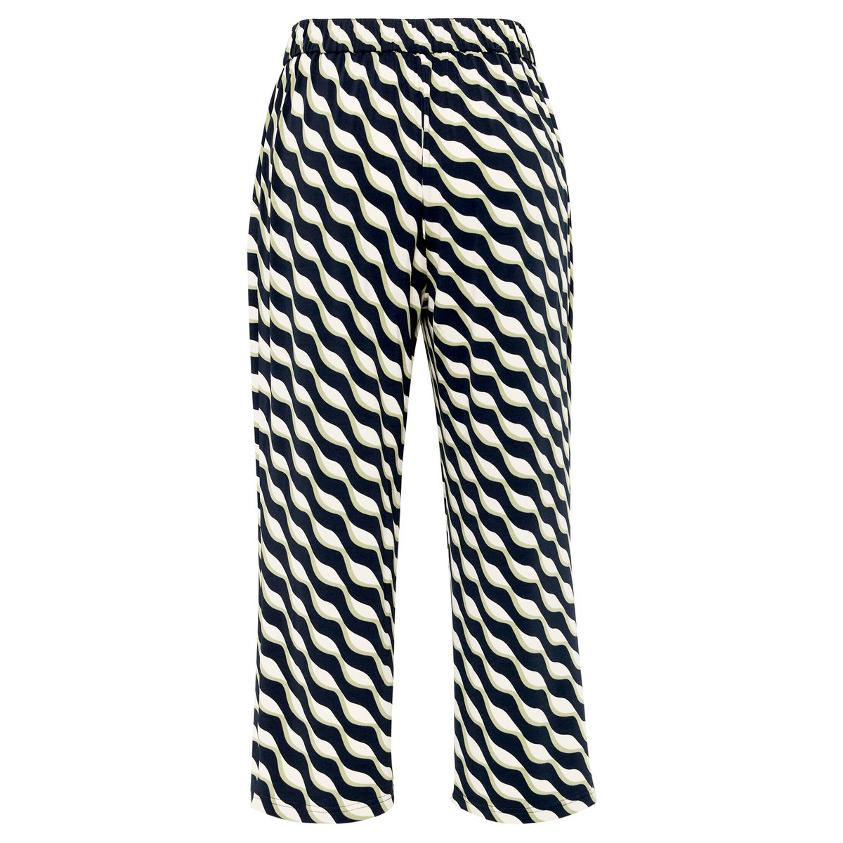Pantalon à enfiler à pinces dark blue/green, BETTY BARCLAY