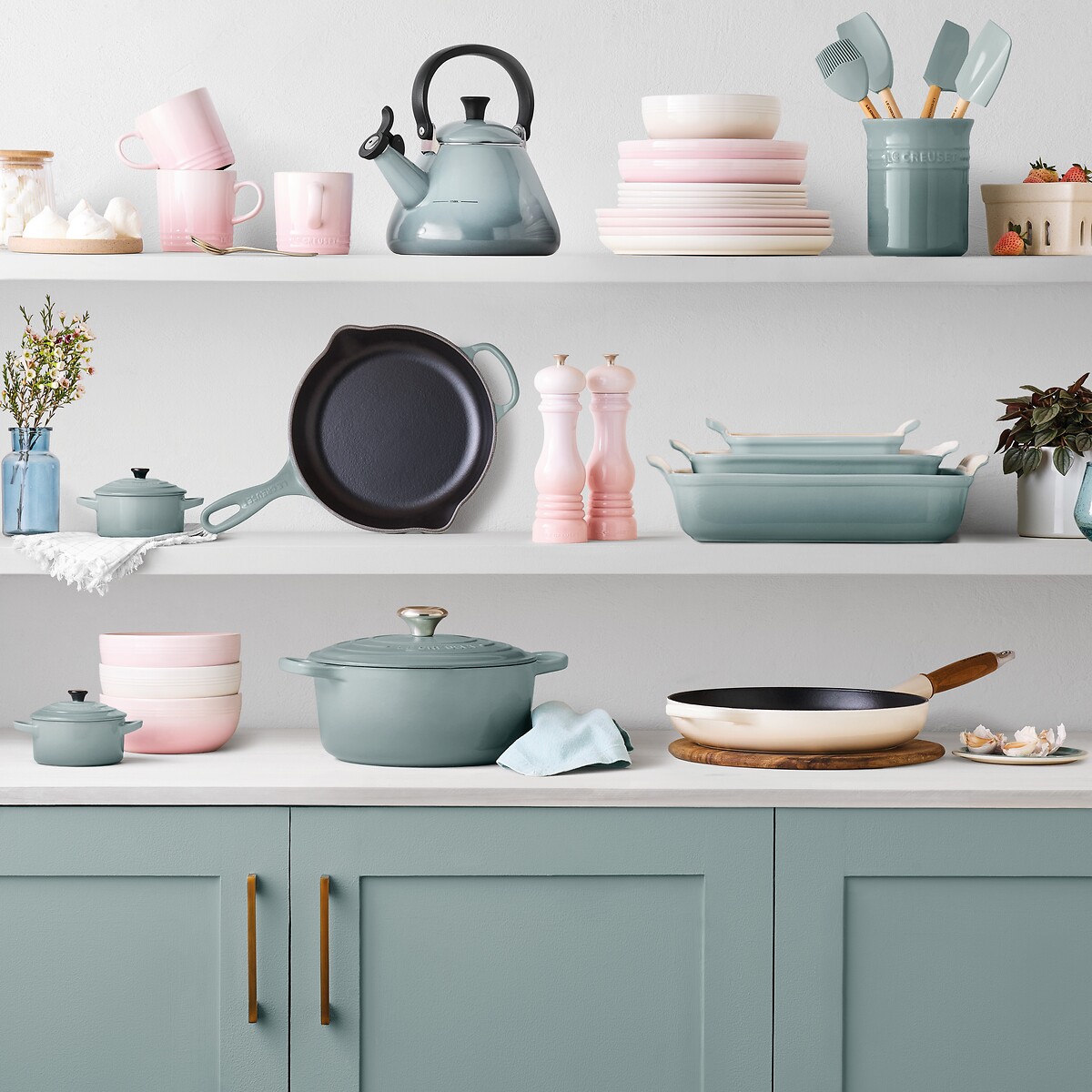 Cocotte ronde sea salt, LE CREUSET