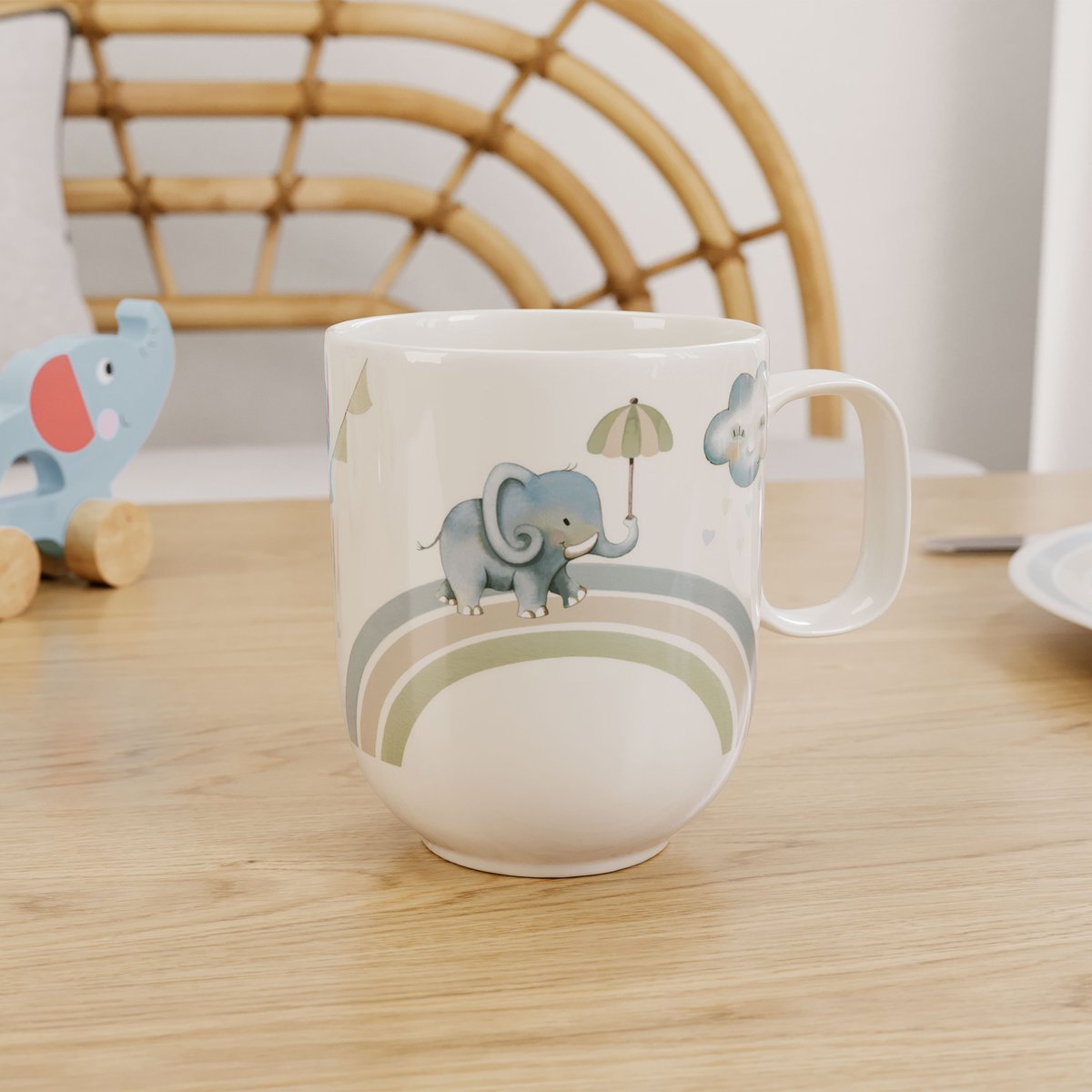 Gobelet Pour Enfant Avec Anse, Grand BOHO KIDS bleu, VILLEROY & BOCH