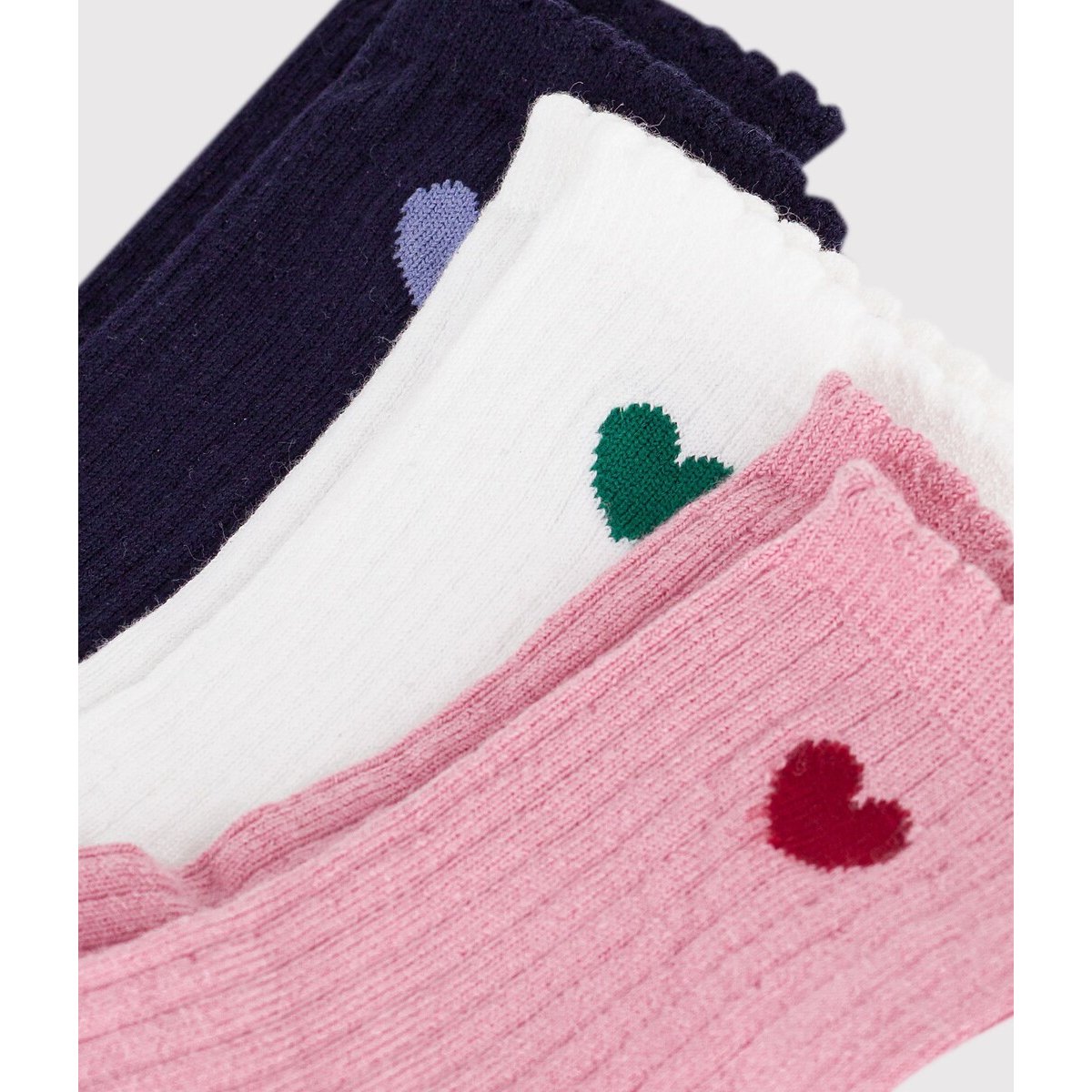 . rosa + blu navy + ecru, PETIT BATEAU