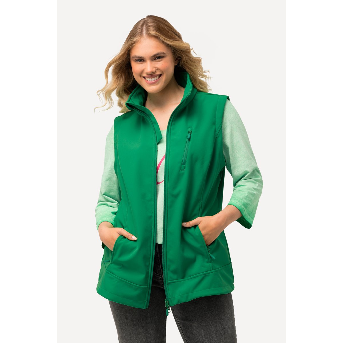 Veste Softshell vert émeraude, ULLA POPKEN