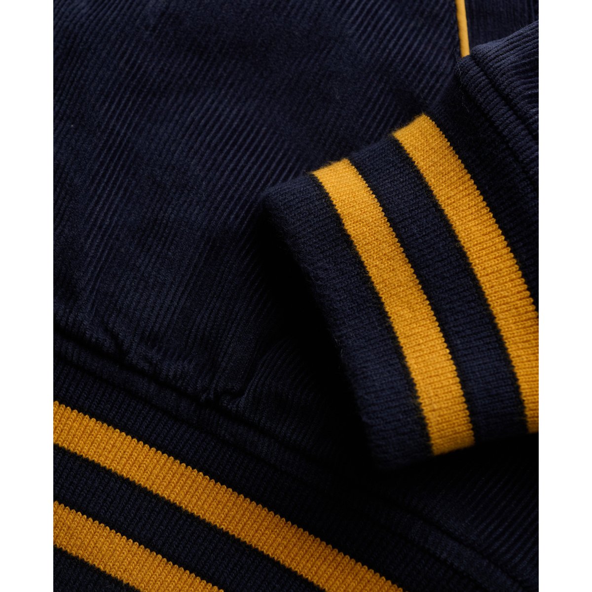 Veste Bomber Varsity en Velours Côtelé Coupe Décontractée bleu marine standard, SUPERDRY