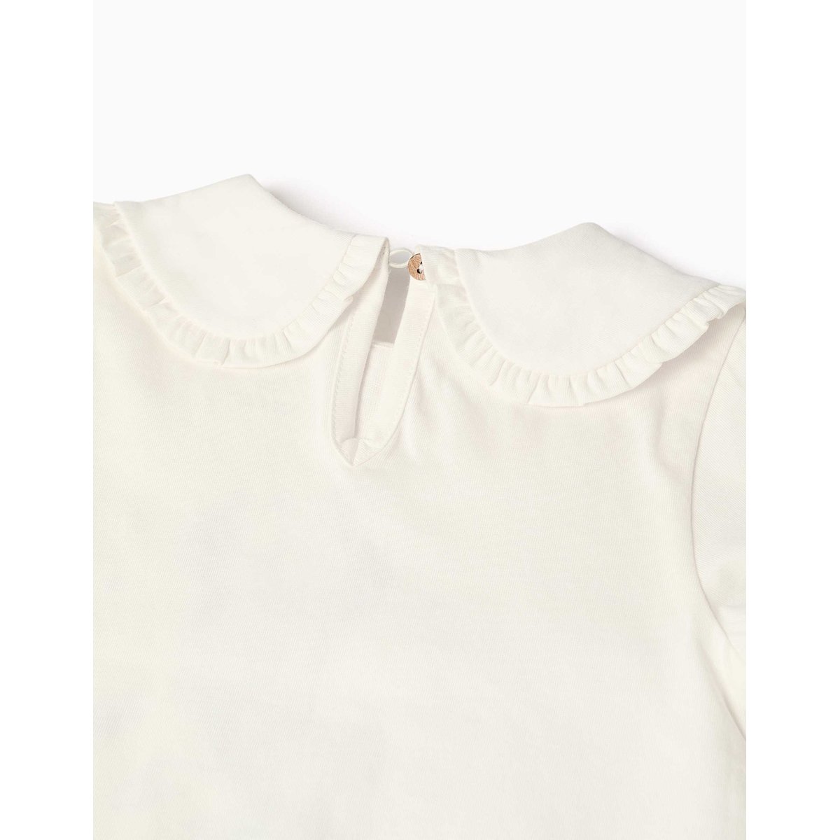 T-shirt en coton à manches longues avec imprimé Minnie blanc, ZIPPY