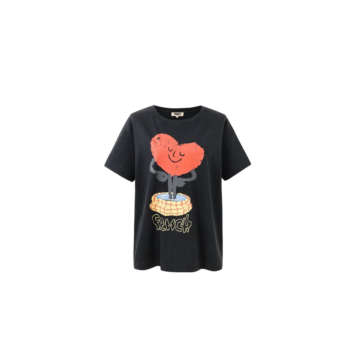 T-shirt NAJAS noir, FRNCH