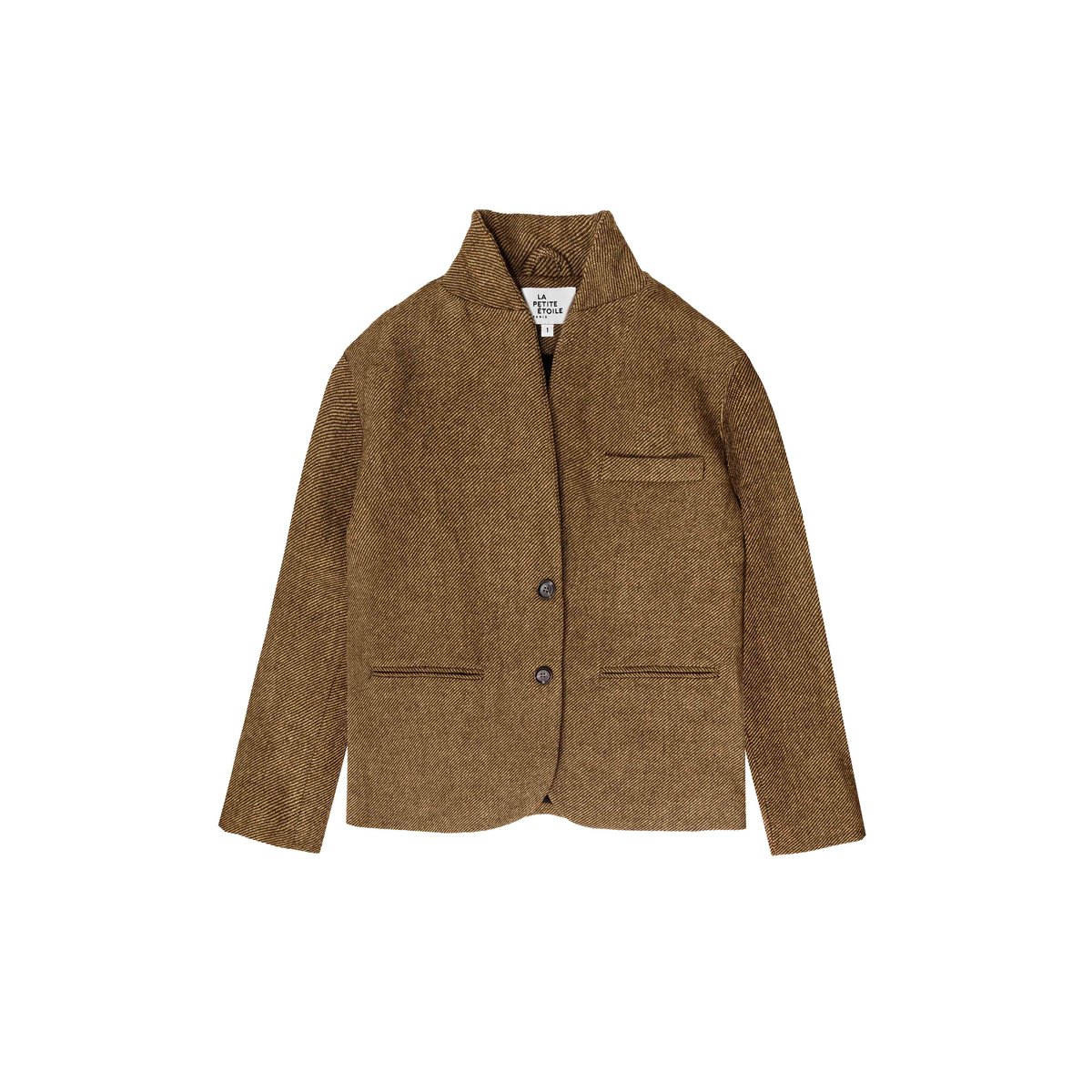 VESTE uni VICKA 16-marron, LA PETITE ETOILE