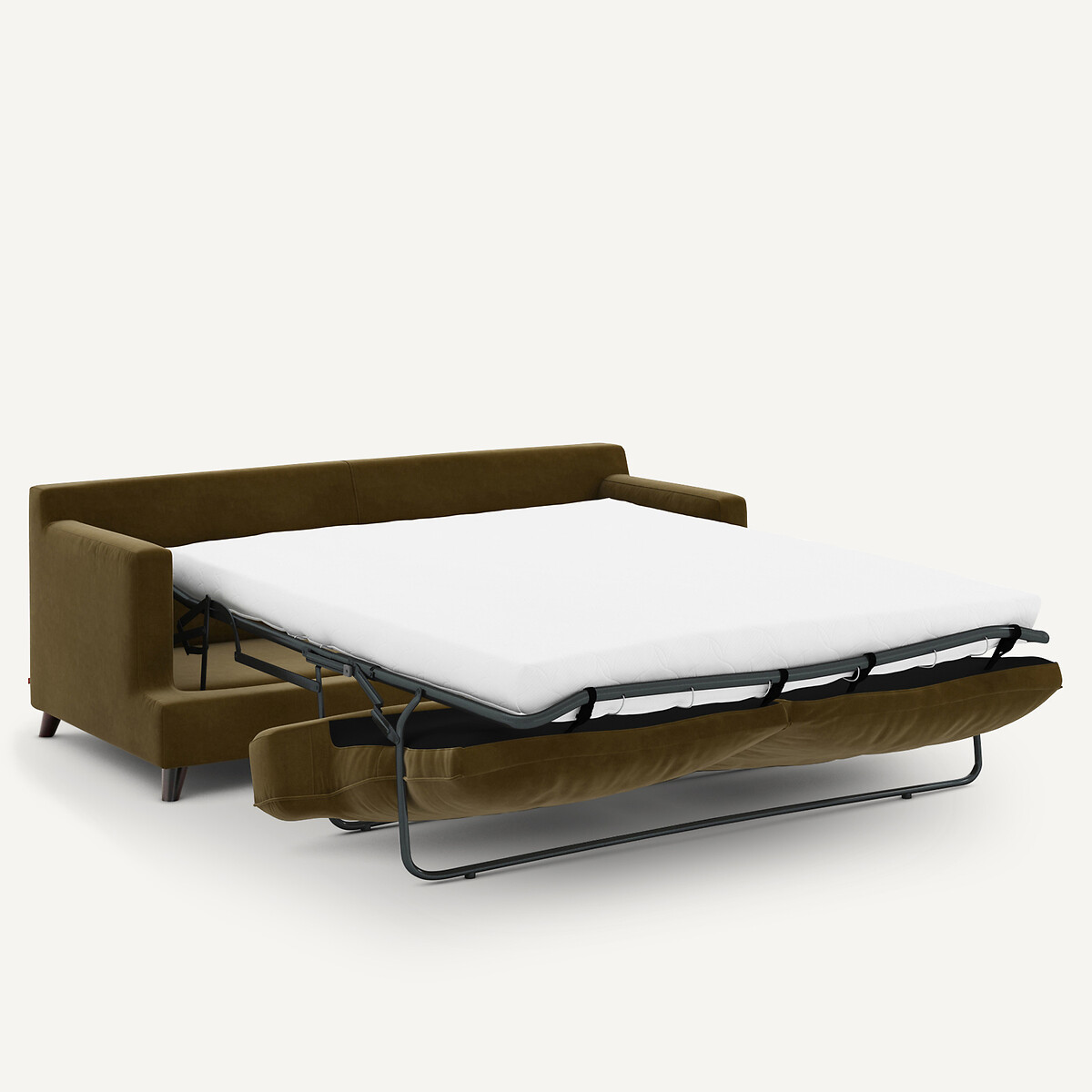 Canapé convertible velours, Alwine bronze, AM.PM