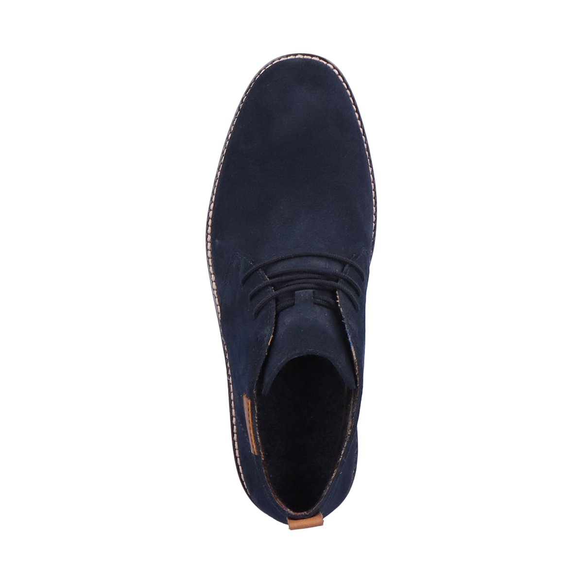 Bottines cuir nubuck bleu, RIEKER