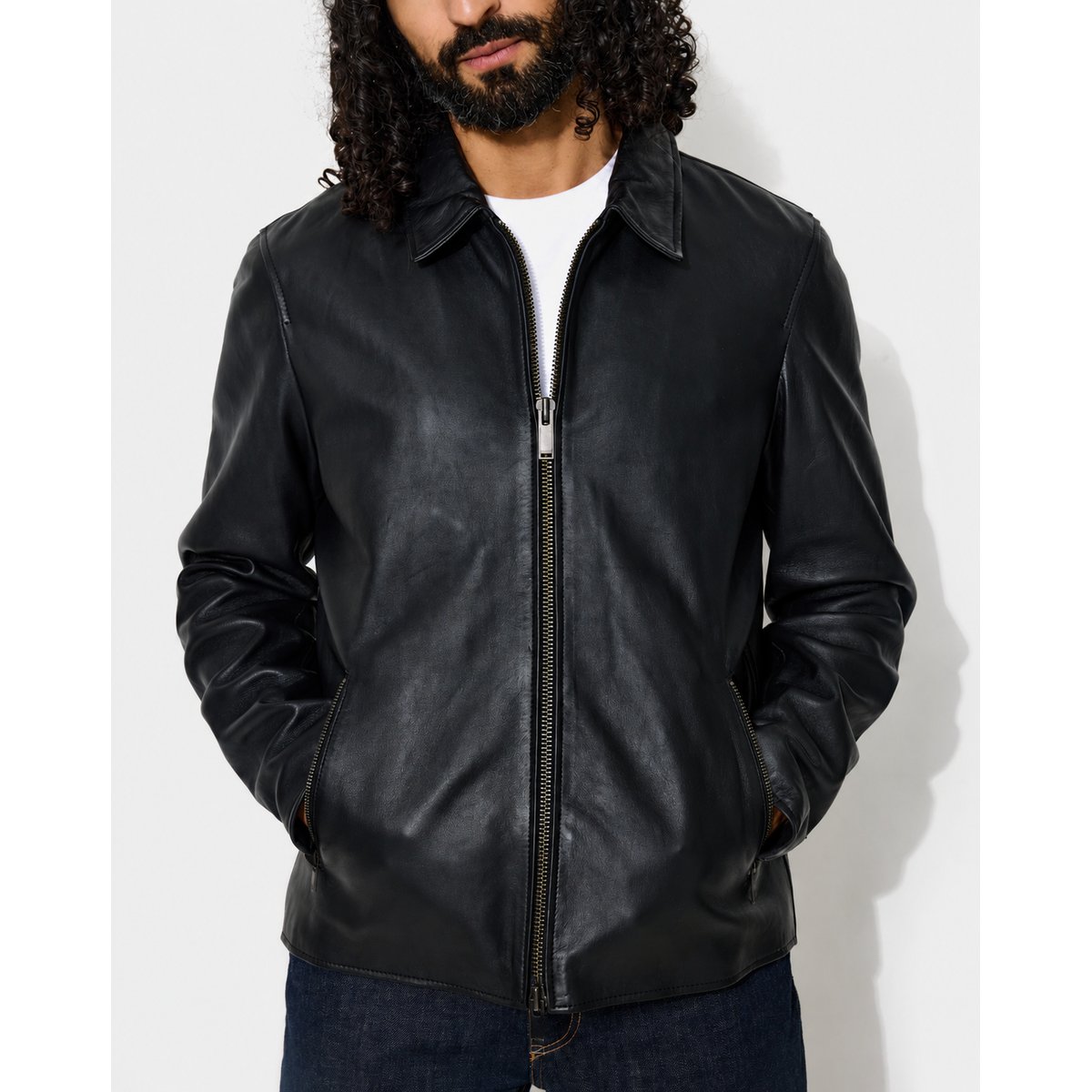 en cuir TROOPER noir, CHEVIGNON