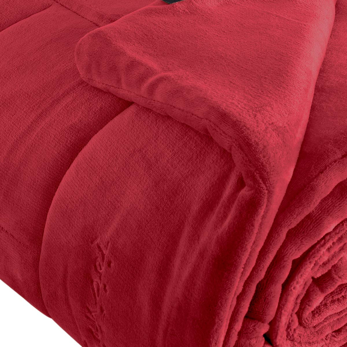 Couvre lit matelassé "tout doux" épais et chaud NISEKO cardinal, SENSEI MAISON