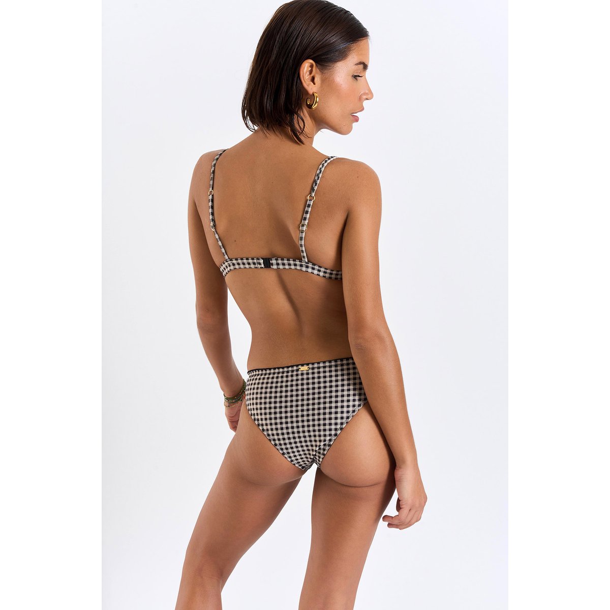 Haut de maillot triangle Glamo - DELVINA noir, BANANA MOON