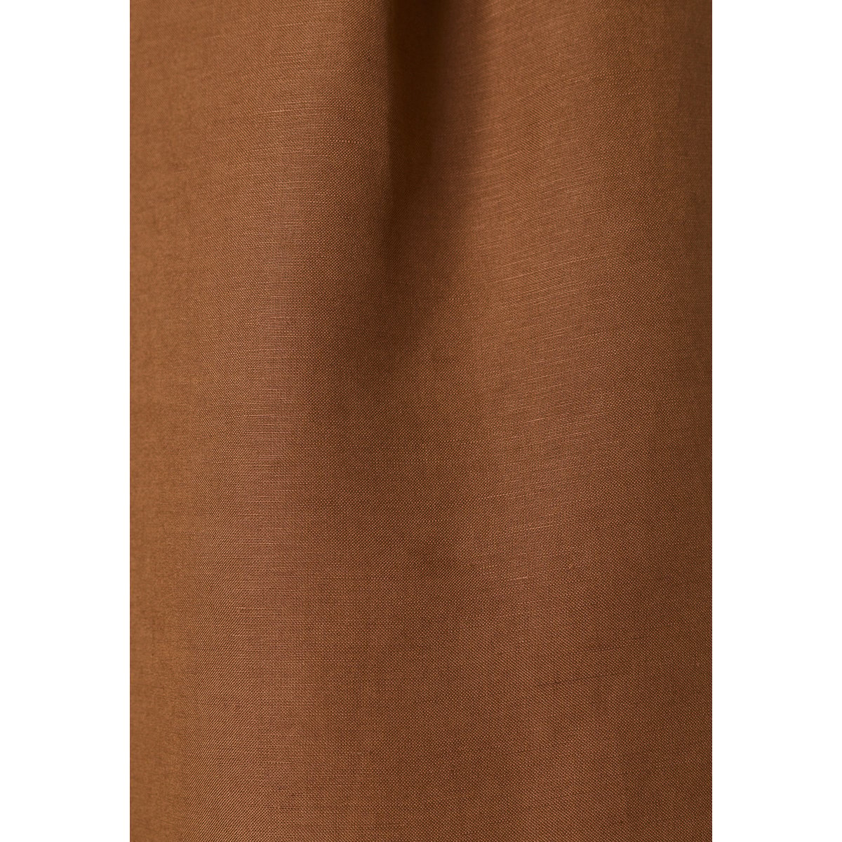 Robe caftan mélange lin marron foncé, DAMART