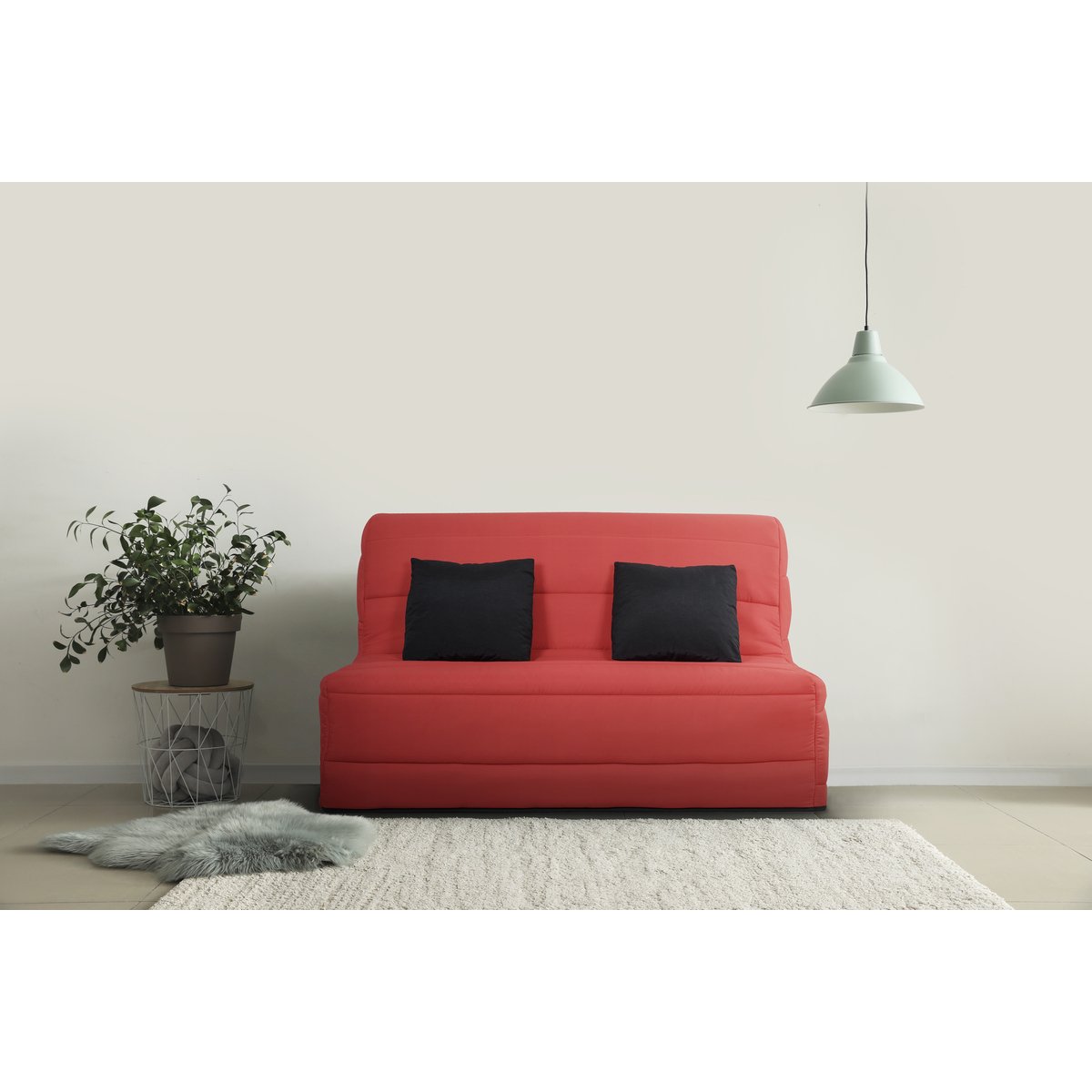 Banquette BZ CECILIA rouge, RELAXIMA