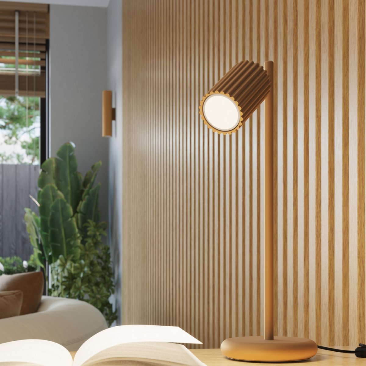 Applique Aluminium Doré GU10 1 Karbon 10 jaune, EDEN