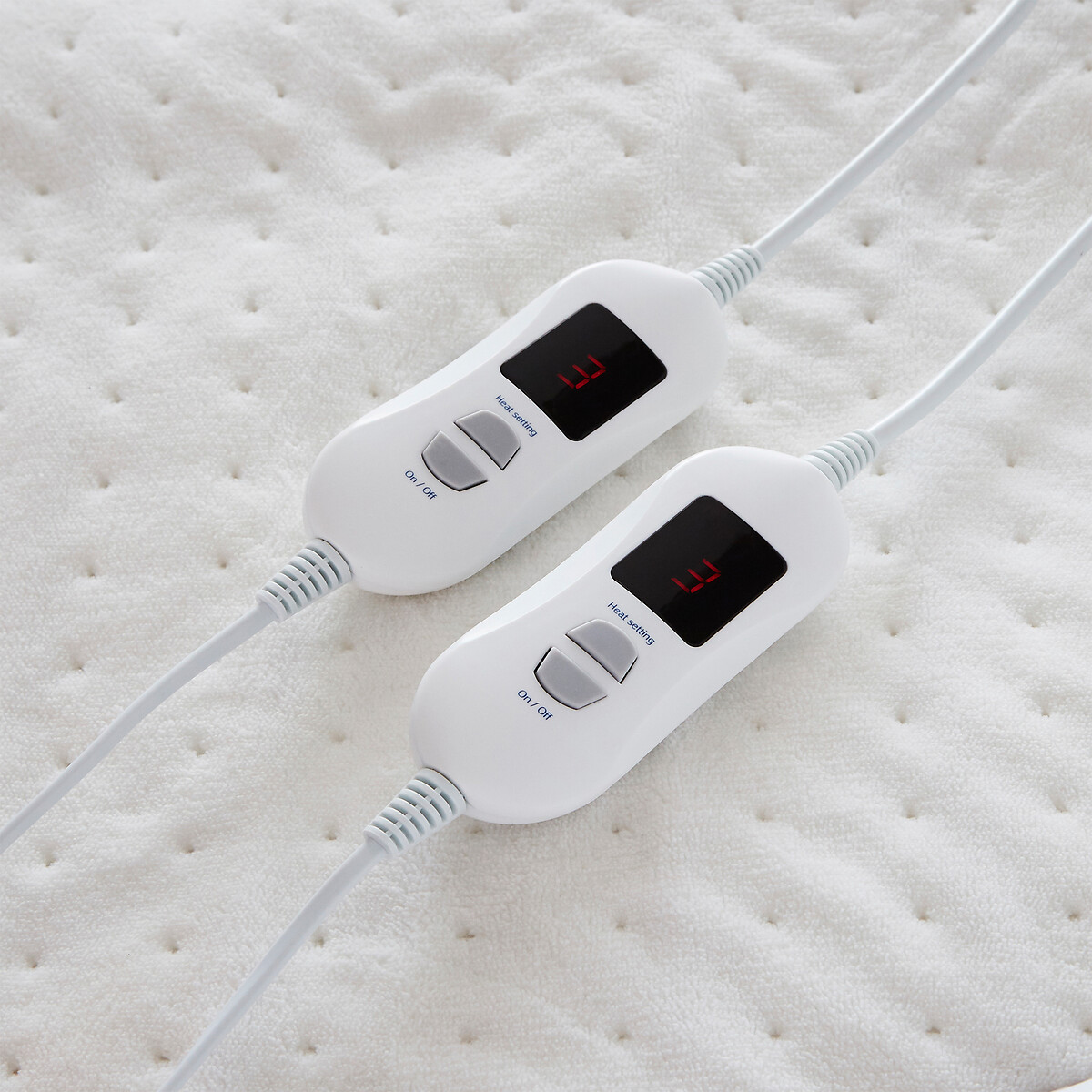 Double Easi-Heat Microfleece Electric Blanket white, SILENTNIGHT