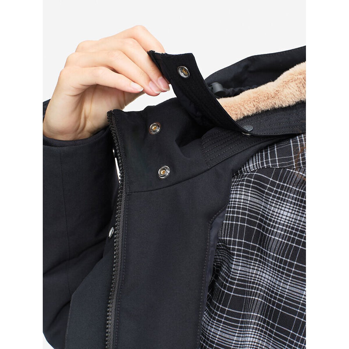 PARKA DUVET AJUSTEE GORE-TEX® noir, AIGLE
