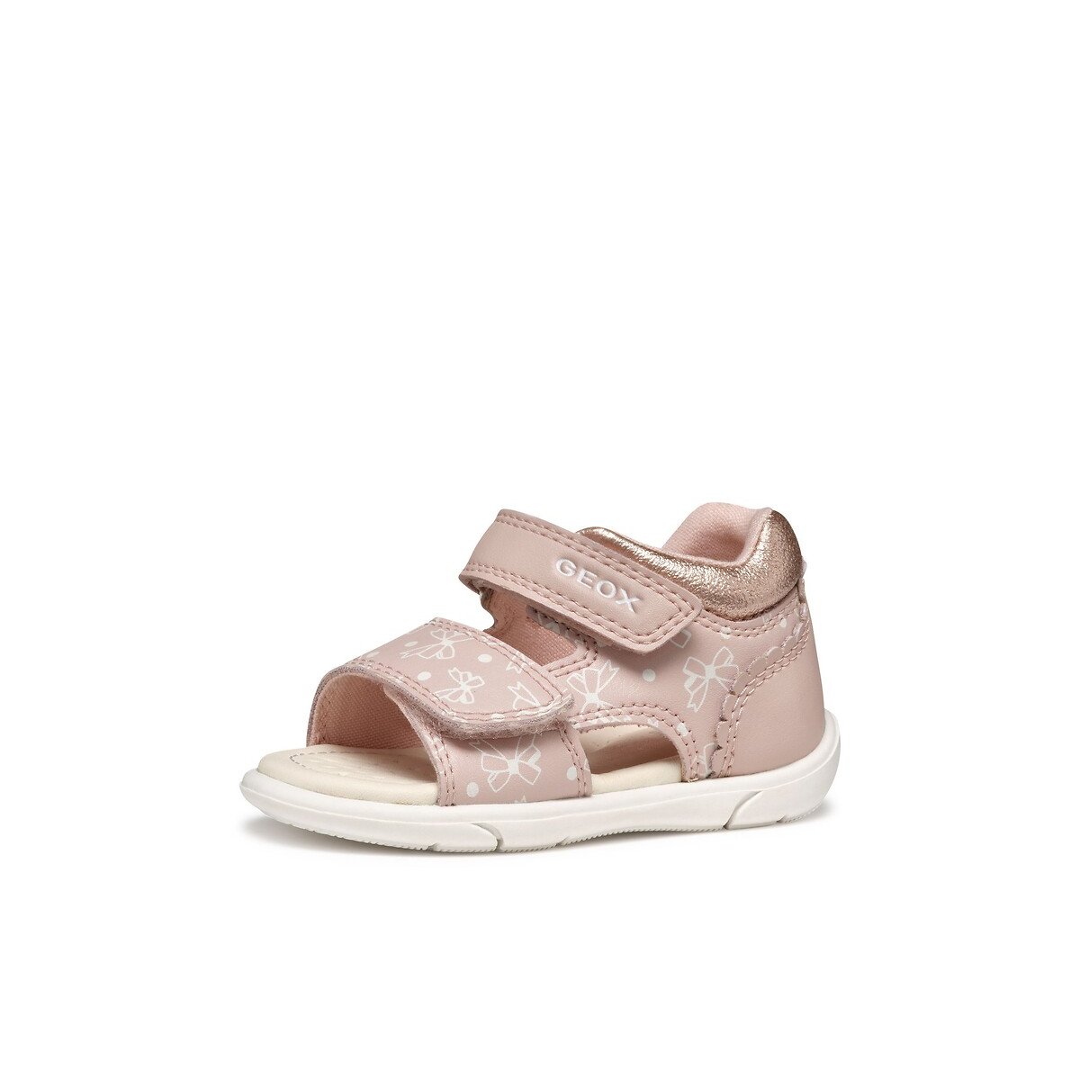 Sandales avec talon fermé, ZAPITO rose pale, GEOX