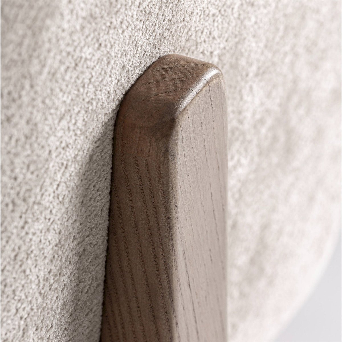 Chaise contemporaine en bois beige et frêne brun, RECOLLECTION