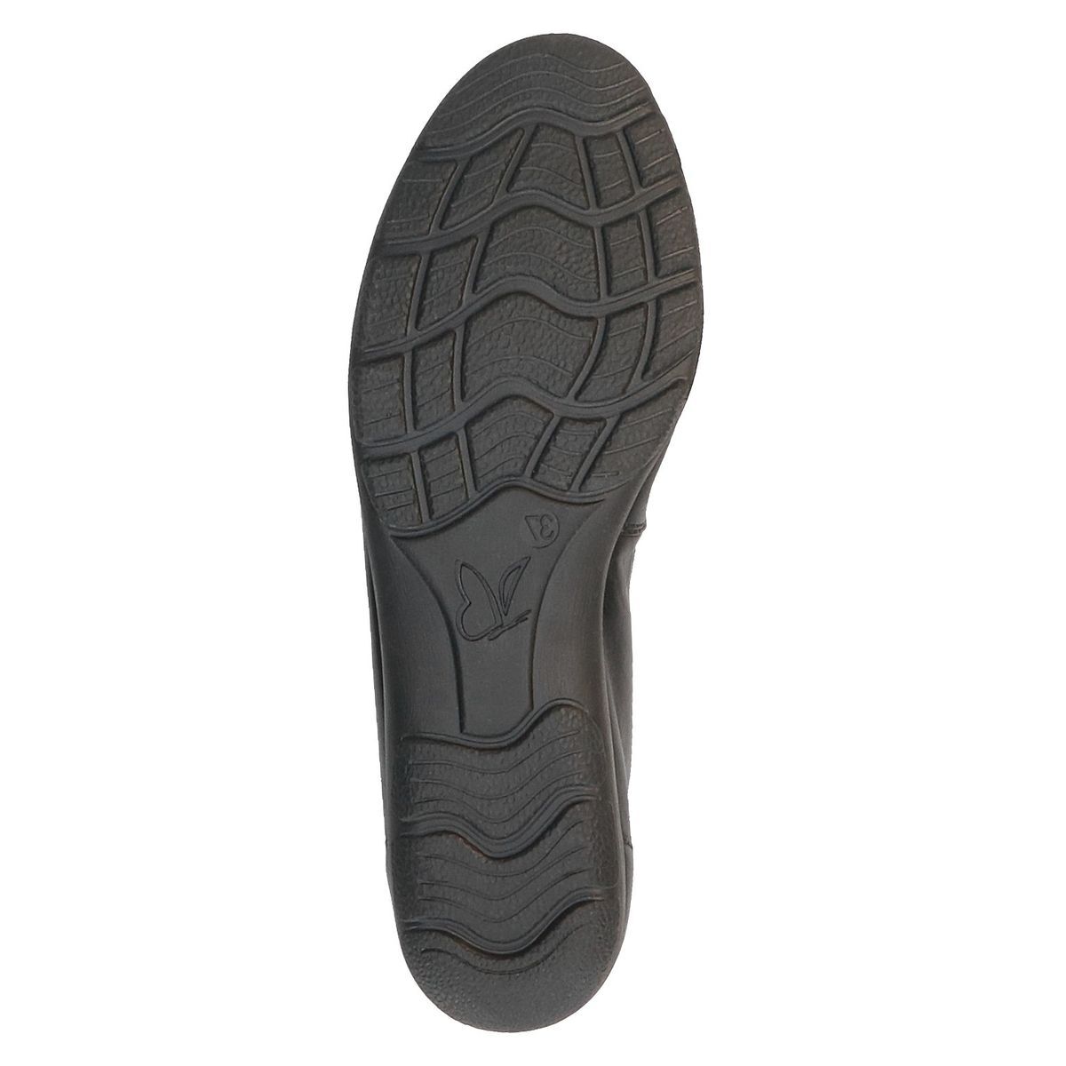 Ballerine en cuir noir nappa, CAPRICE