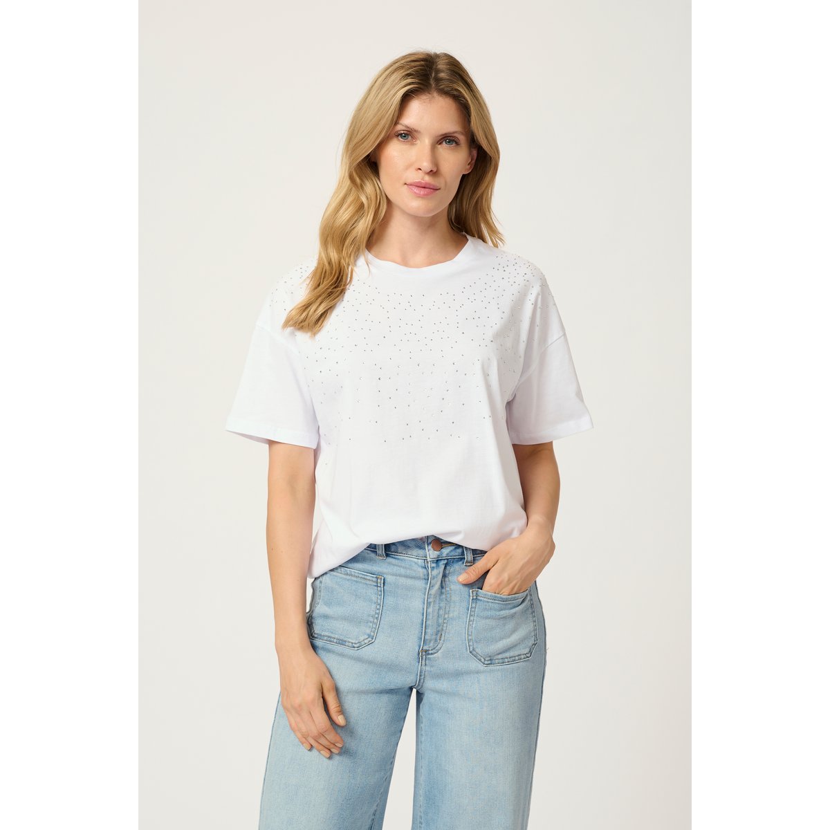 T-shirt blanc optical white, KAFFE