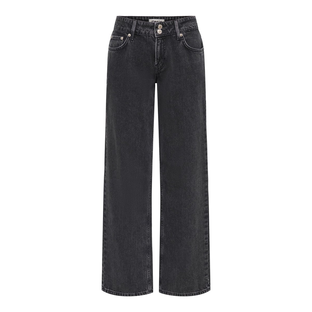 Jean À Jambe Large washed black, ONLY