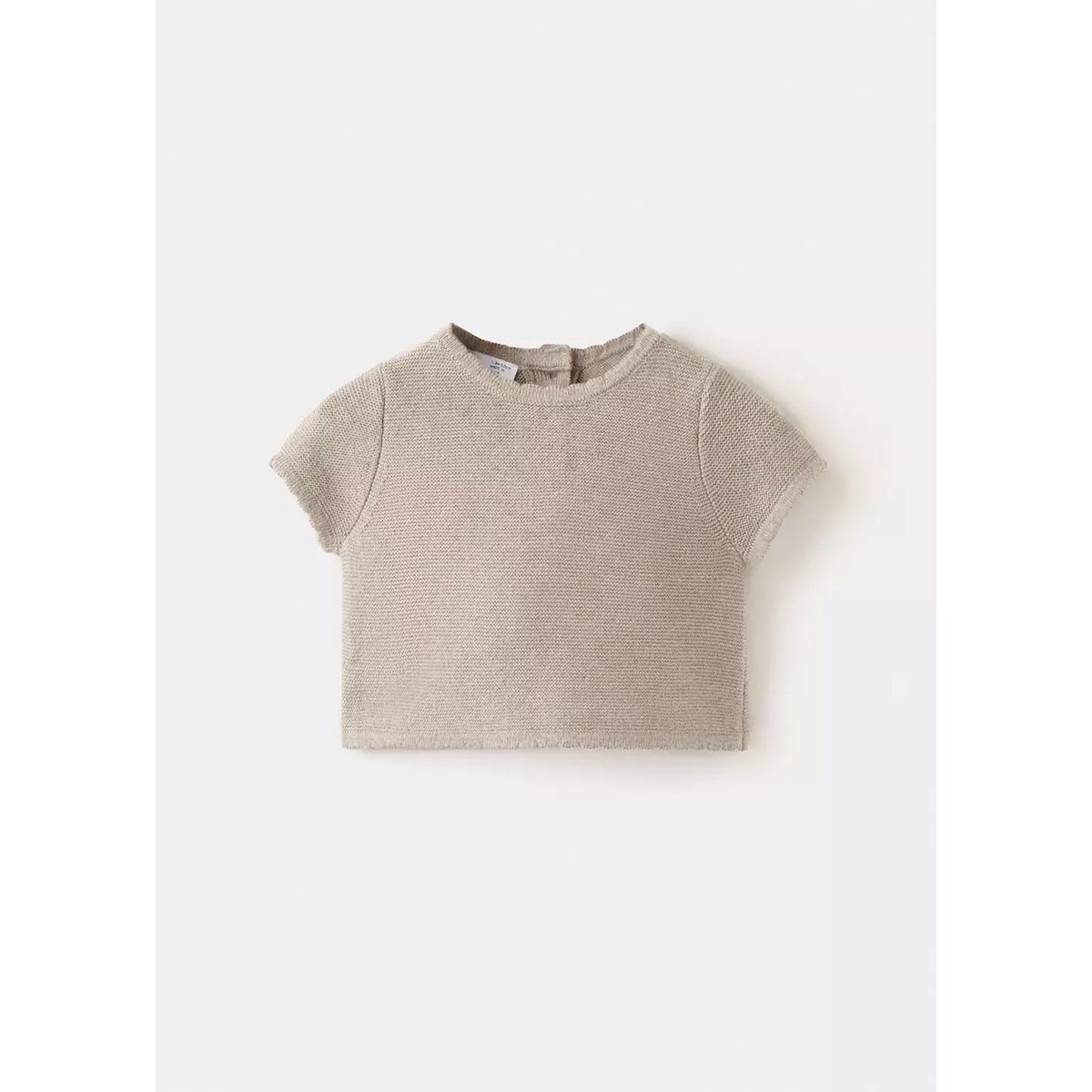 T-shirt en maille fine marron moyen, MANGO BABY