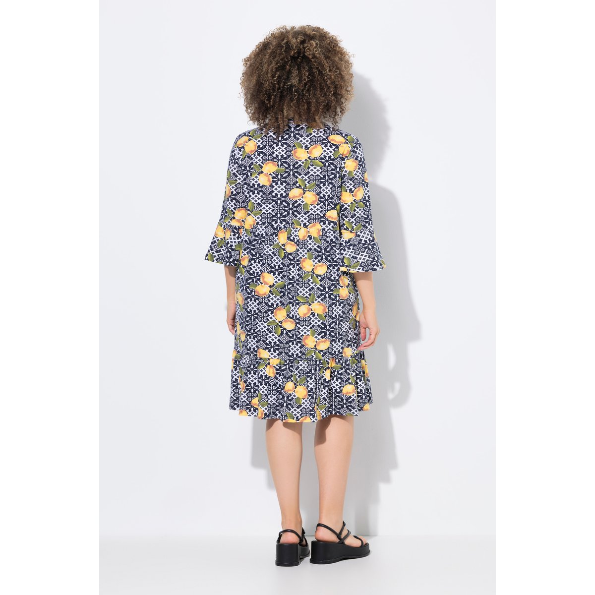 Robe en jersey marine, ULLA POPKEN