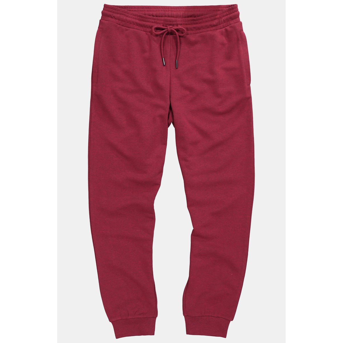 Pantalon en molleton léger rouge rubis, JP1880