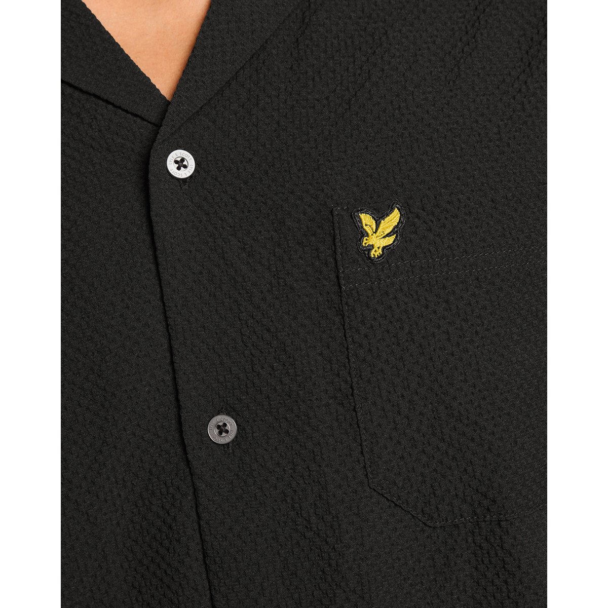 Chemise resort manches courtes noir jais, LYLE & SCOTT