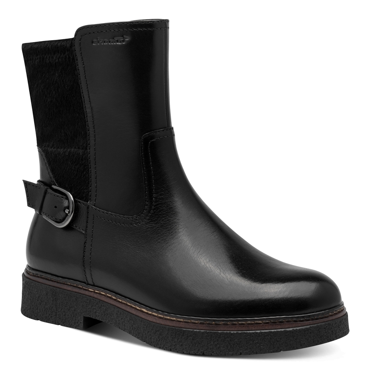 Bottine comfort weite noir, TAMARIS